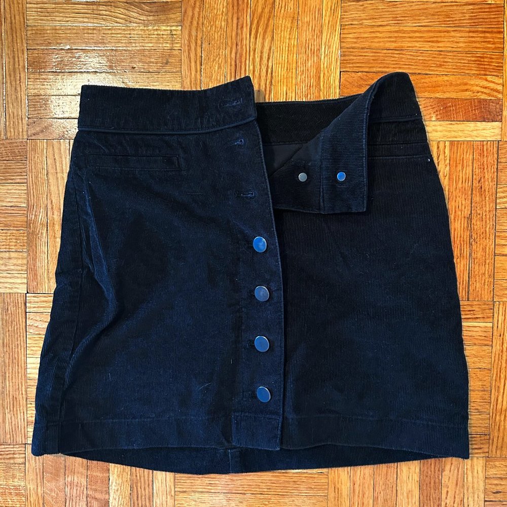 Wilfred Black Corduroy Skirt